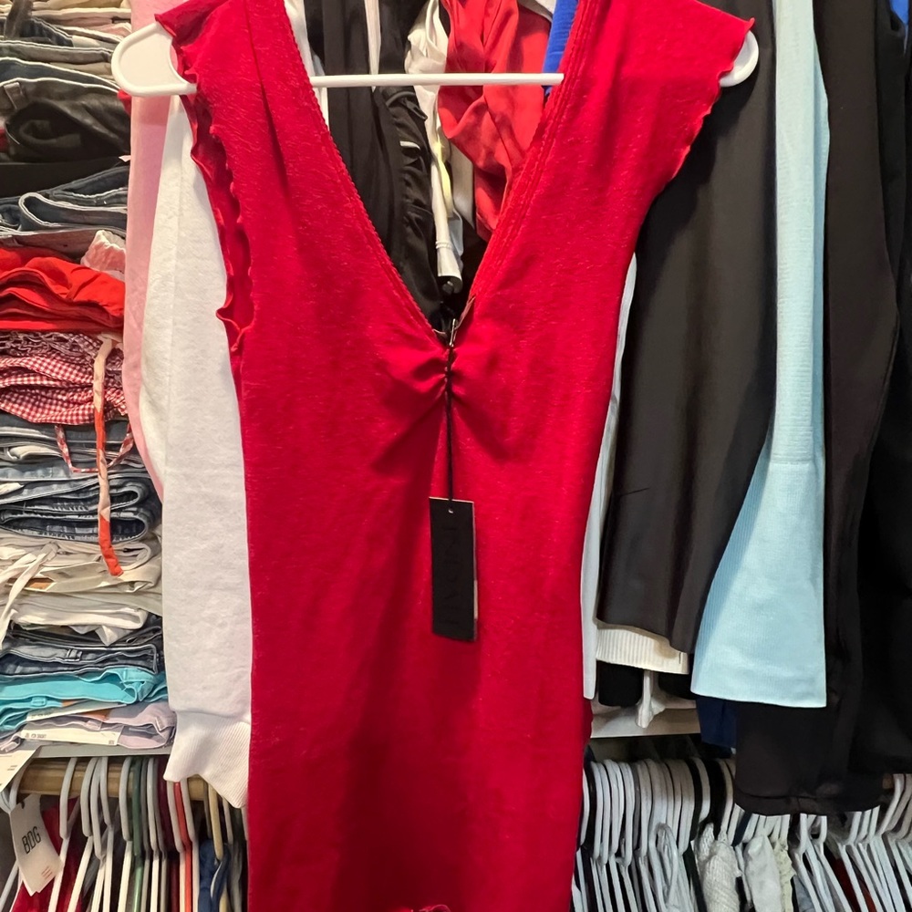 Indah Red Mini Dress